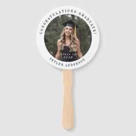 Leque Modern Script Senior Photo Graduation