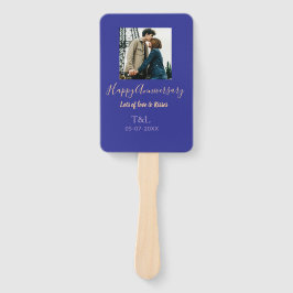 Leque Moderno Boho feliz aniversário adicione nome laran