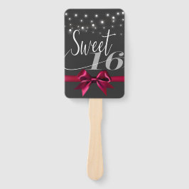 Leque Moderno e elegante fã de 16 mãos