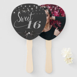 Leque Moderno e elegante fã de 16 mãos