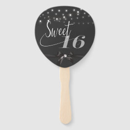 Leque Moderno e elegante fã de 16 mãos