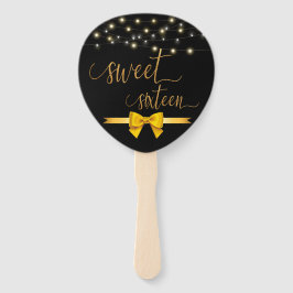 Leque Moderno e elegante fã de 16 mãos