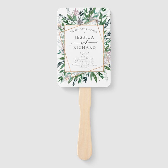 Leque Moldura russa Summer Greeneric, Ventilador da Mão (Frente)