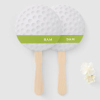 Monograma. Textura moderna da bola de golfe.