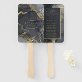 Leque Moody Ink Charmalho Dourado Programa ID988