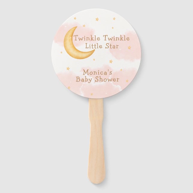 Leque Moon Stars Twinkle Garota Bebê Chuva (Frente)