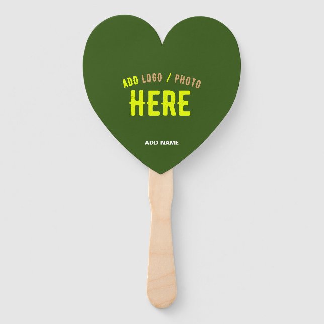LEQUE NA MODA MODERNA FLORESTA PERSONALIZADA VERDE MARCA (Frente)