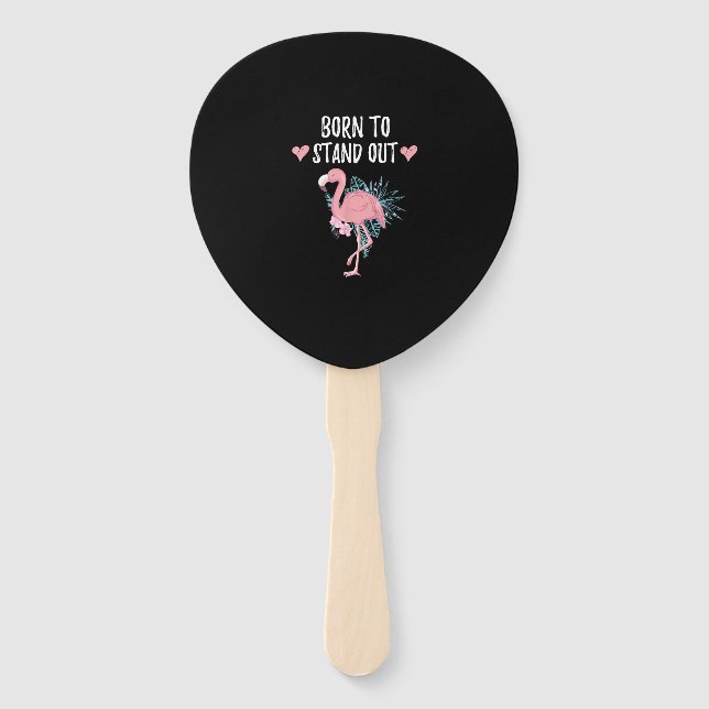 Leque Nascer De Ficar Fora Do Flamingo Bonito É Incrível (Frente)