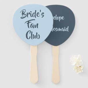 Leque Nome Bridesmaid do Clube de Ventiladores da Dusty
