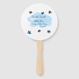 Leque Nuvens azuis brilham Twinkle Pequena Exibição de B