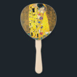 Leque O Beijo de Gustav Klimt<br><div class="desc">Visite minha loja para obter um design mais interessante e mais opções de cores => zazzle.com/colorfulworld*</div>