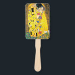 Leque O Beijo de Gustav Klimt<br><div class="desc">Visite minha loja para obter um design mais interessante e mais opções de cores => zazzle.com/colorfulworld*</div>