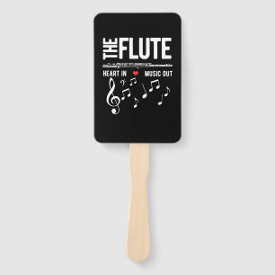 Leque O Coração Flute Na Música