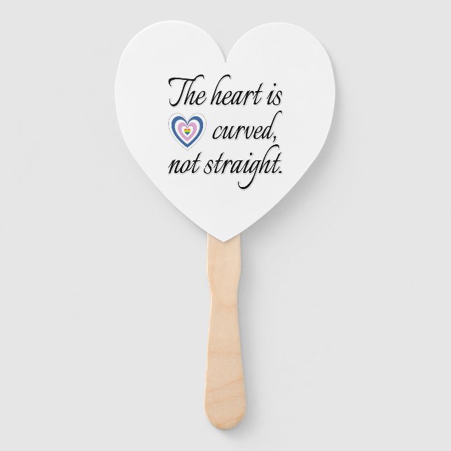 Leque O Coração Não É Hetero (Frente)