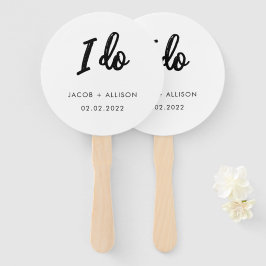 Leque O melhor dia de casamento