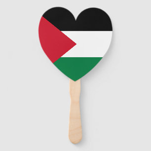 Leque oficialmente pavilhão do Estado da Palestina