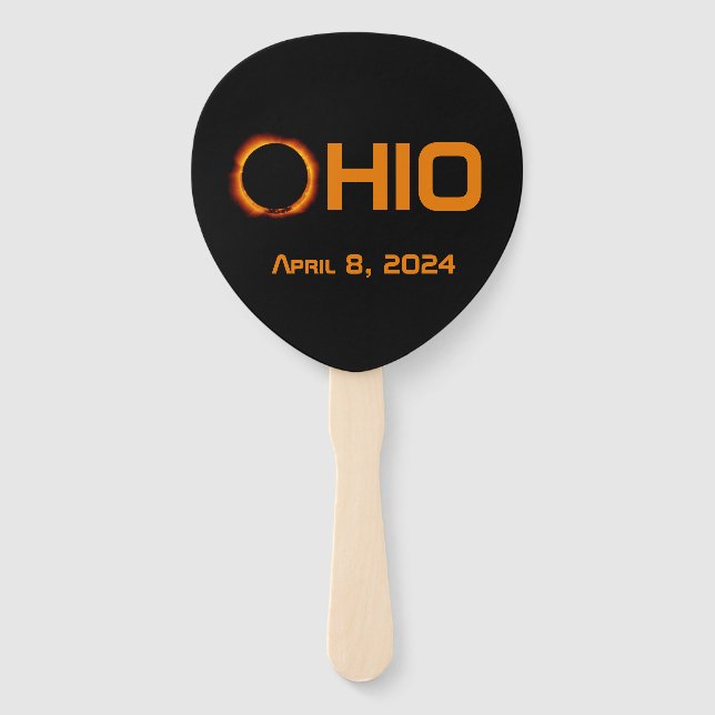 Leque Ohio 2024 Eclipse Solar Total (Frente)