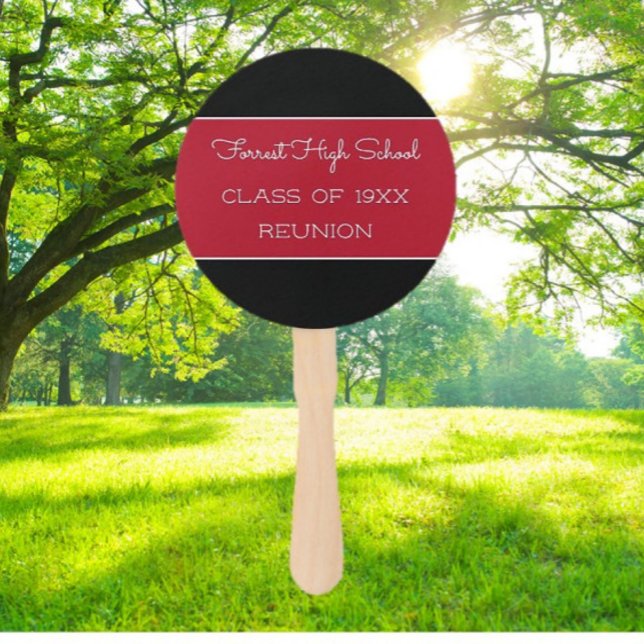 Leque Olha! Ventiladores de mão de reunião de classe (Criador carregado)