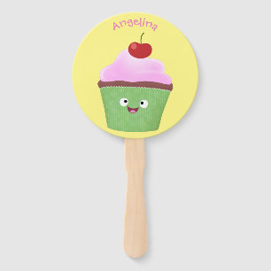 Leque Óptica ilustração do desenho animado do cupcake