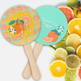 Leque Orange Fruthday Teal