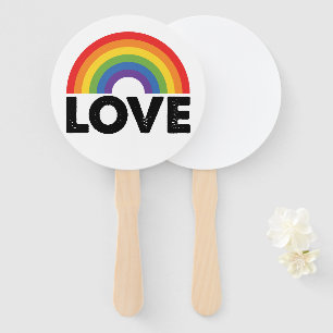 Leque Orgulho Amor é Amor Igualdade Gay Arco-íris LGBTQ