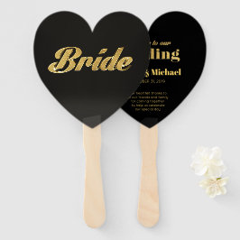 Leque Ouro Bride Wedding