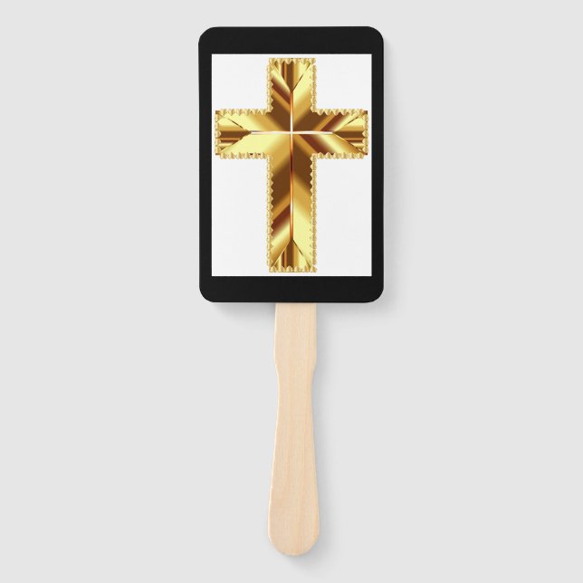 LEQUE OURO HOLY CROSS (Frente)