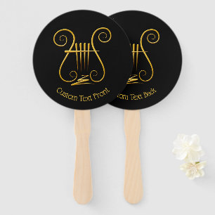 Leque Ouro Lyre