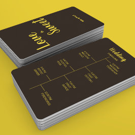 Leque Ouro Rico no Tema do Casamento Negro