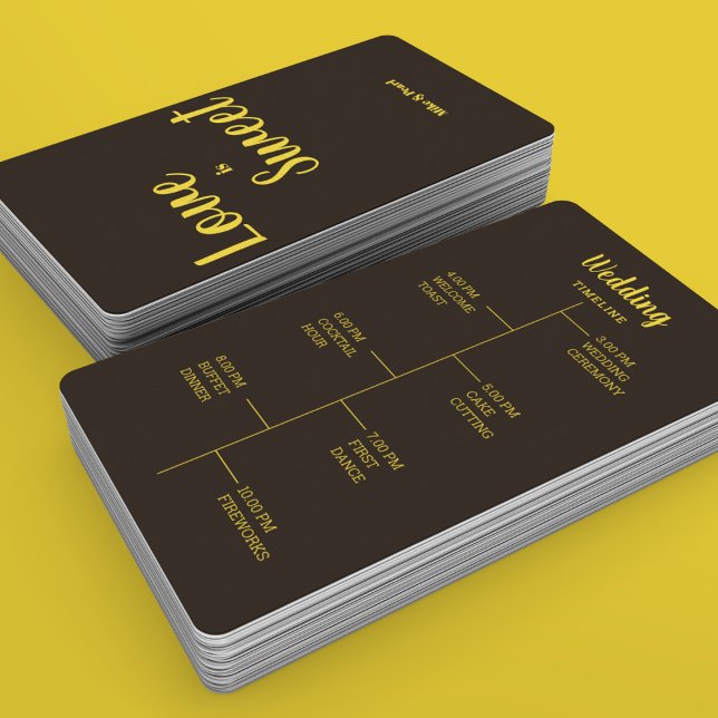 Leque Ouro Rico no Tema do Casamento Negro (Try out this wedding programs details hand fan which will be more useful to your guests for outdoor)