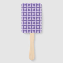 Padrão de Diamante Xadrez Roxo