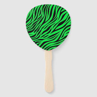 Leque Padrão de Impressão de Pele de Animal Zebra-15391