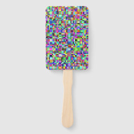 Leque Padrão de Multicores de Formas de abstrato Quadrad