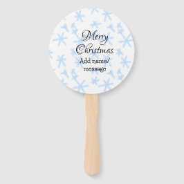 Leque Padrão de neve azul escamas de Natal padrão de nev