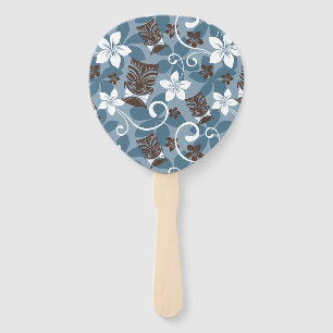 LEQUE PADRÃO LUAU TIKI (AZUL)
