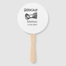 Leque Padrinho de casamento adicionar nome data ano ano