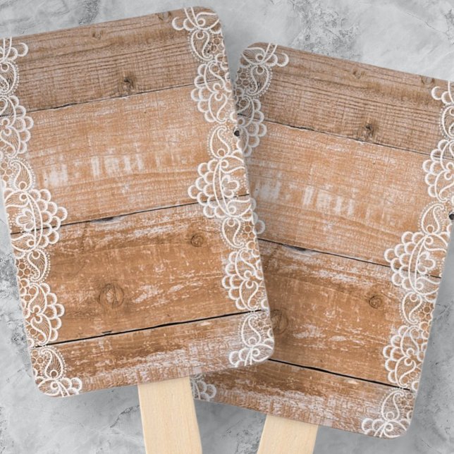 Leque Painel De Madeira Leve Com Lace Branco (Criador carregado)