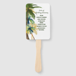 Leque Palm Trees, Ventiladores do Programa de Casamento