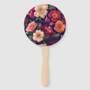 Leque Papel de parede com padrão floral