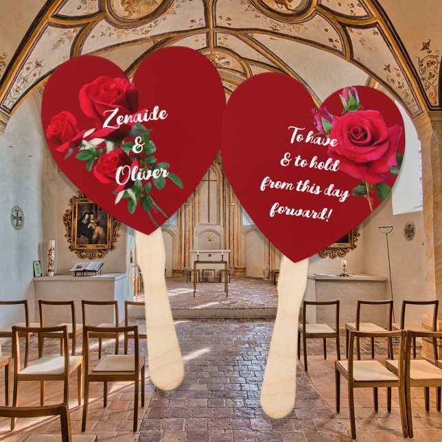 Leque Para Ter Um Casamento Rosa vermelha (Criador carregado)