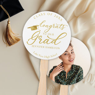 Leque Parabéns ao nosso graduado Simples Foto de Gradua