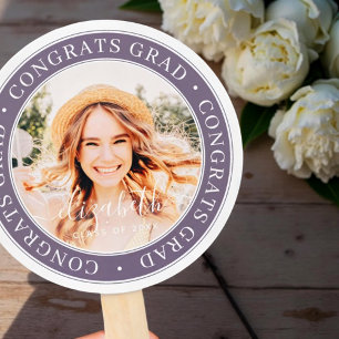 Leque Parabéns Formando Foto Personalizada Simples Mode