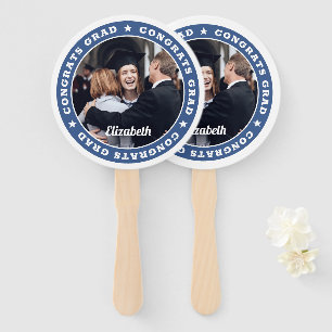 Leque Parabéns Formando fotos personalizadas de estrela