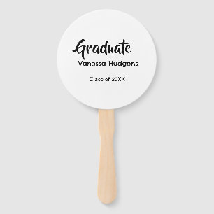 Leque Parabéns graduado nome data ano turma universidade