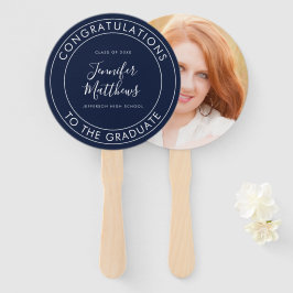 Leque Parabéns para o Marinho azul