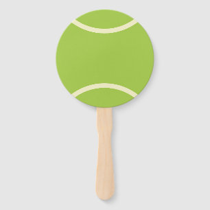 Leque Partido da Bola Tênis Verde Moderna