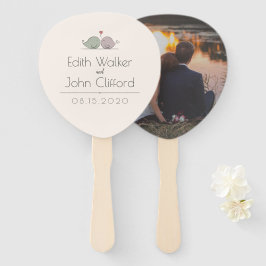 Leque Pássaros do Amor | Casamento vintage romântico