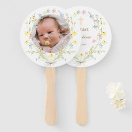 Leque Pastel Wildflower Baptism