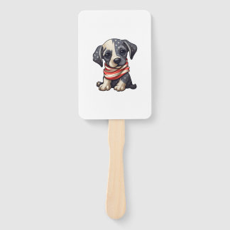 Leque Patriotic Puppy - Style 11