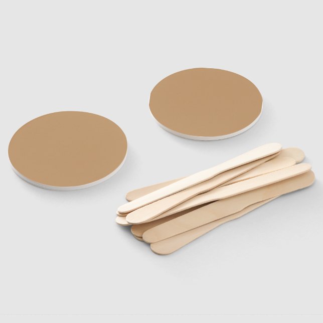 Leque Peach Tan Color Block | Soft Wedding Design (Desmontado)